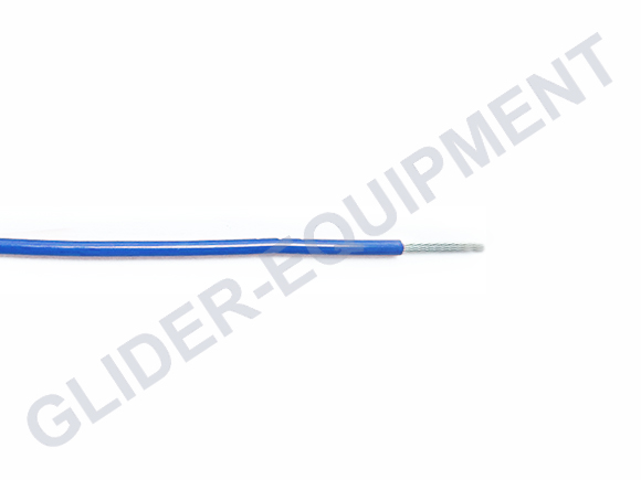 Tefzel kabel AWG22 (0.46mm²) blauw [M22759/16-22-6]